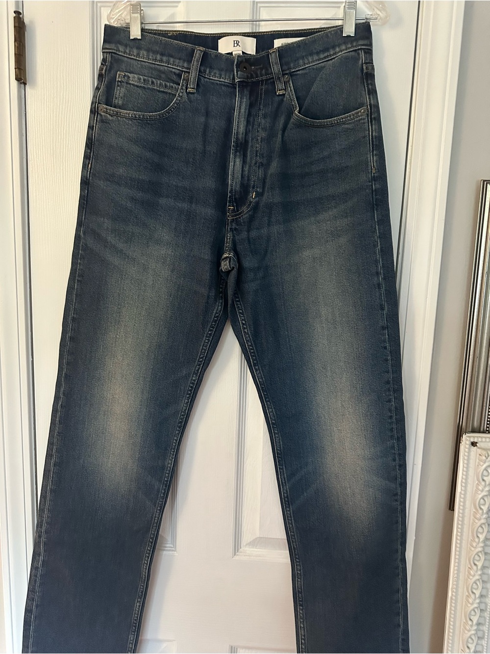 Banana Republic Men's Washed Indigo Straight Jeans